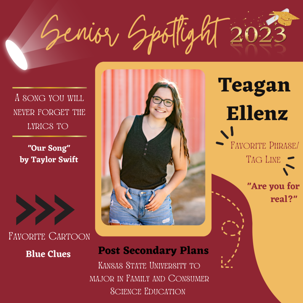 Teagan Ellenz Senior Spotlight